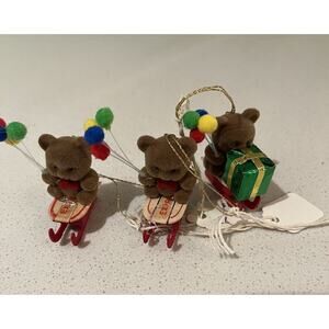 Vintage 80s Lot Of Christmas Ornaments